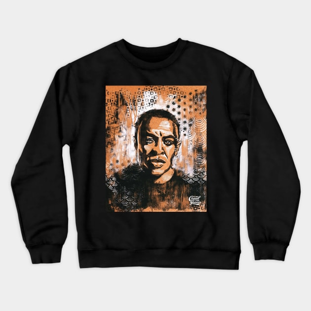 Rapper portrait dr Crewneck Sweatshirt by ConradGarner